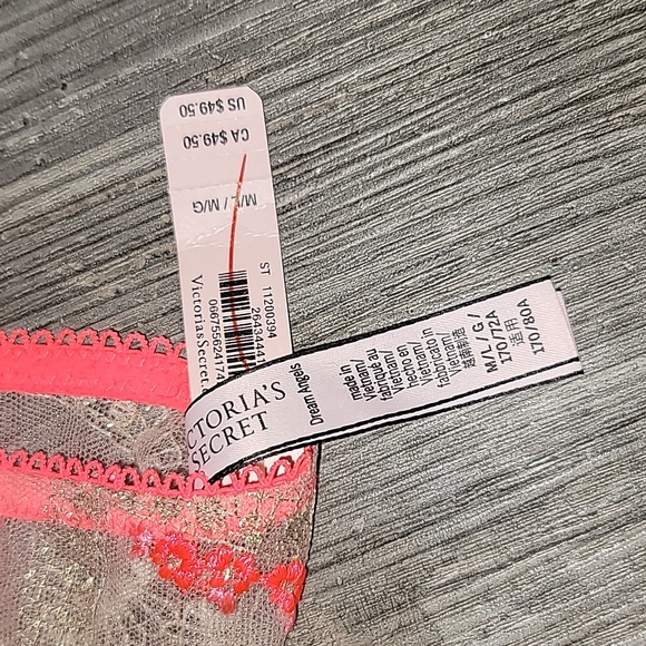 Victoria's Secret DREAM ANGELS Floral Embroidery Garter M/L *ONLY GARTER BELT - Picture 5 of 5